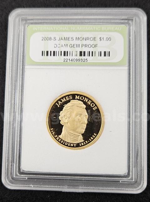 2008 - S James Monroe $ 1.00