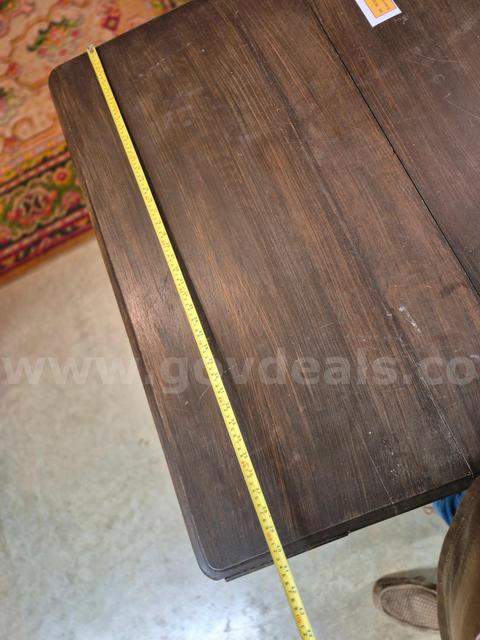Antique wood table