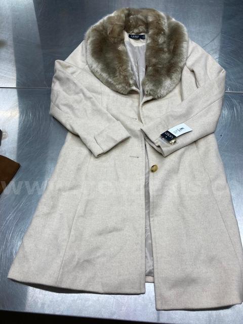 Women's Ralph Lauren jacket. Cream/Beige in color. Size 12.