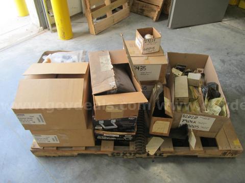 Pallet of Plow Parts for Fisher Plows