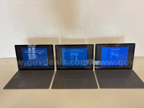 Lot of 3 Microsoft Surface Book 3's