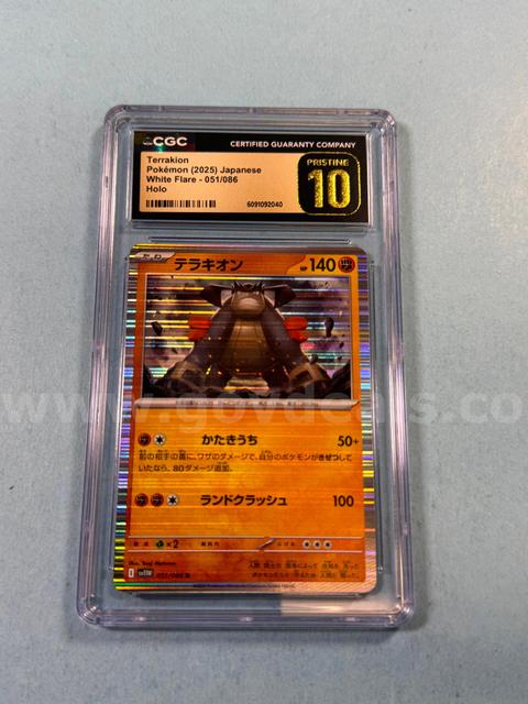 2025 Terrakion Japanese Pokémon Holo