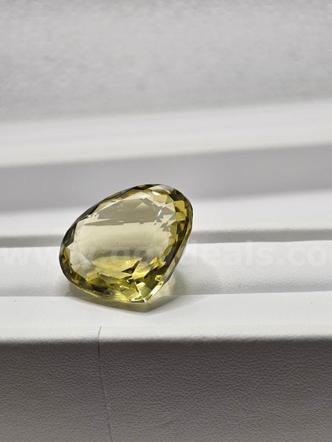 Massive 43.65 CT Rare Heart Shape Designer Cut Citron Investment Stone