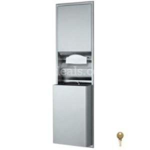 LOT OF NEW BOBRICK WALL-MOUNTED TRASH & PAPER TOWEL DISPENSERS
