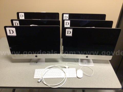 LOT of 6 iMacs 2015  21.5"  "D"
