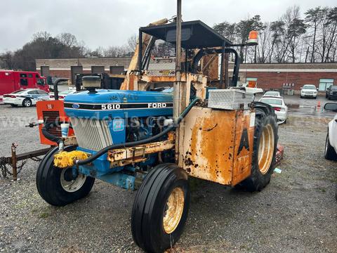 1988 Ford Side Arm Tractor with Rhino Side Arm Bush Hog