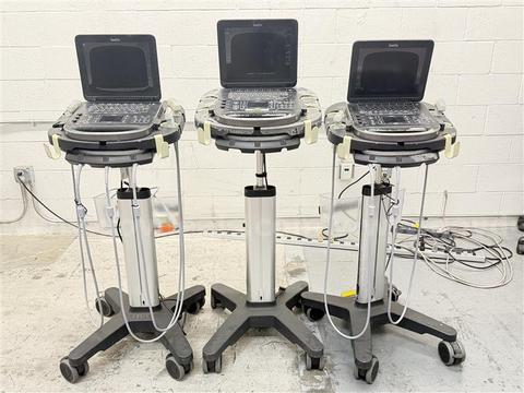 SONOSITE EDGE II ULTRASOUND SYSTEM, SN#Q4NGR0, Q4Y86P, Q4Y885