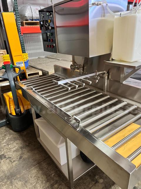 TBJ Incorporated Model WP-2001-RT-2F stainless steel packaging/filling workstation