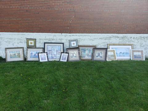 Lot of 13 Pictures / Wall Hangings - Various Sizes