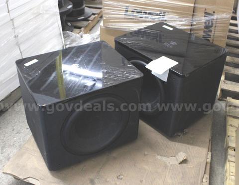 REL ACOUSTICS HT/1510 Predator Subwoofer (Lot of 2) - Cosmetic *Read Description*