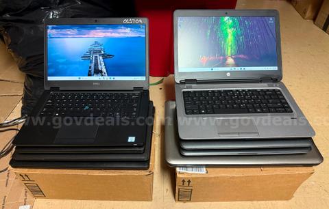 LOT OF 8 TESTED AND FULLY FUNCTIONAL LAPTOPS