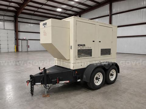2005  Generator 58 KW Kohler Standby Mobile Diesel  John Deere engine