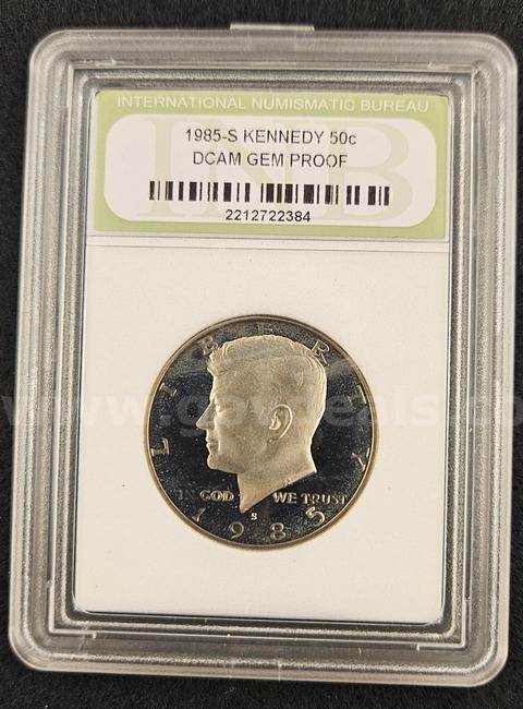 1985-S KENNEDY 50c