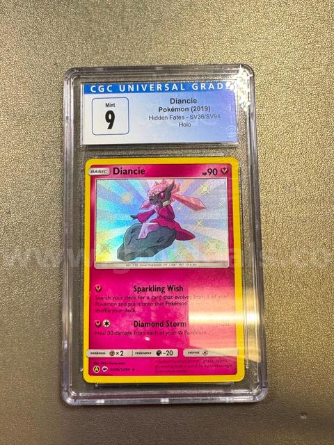 2019 Diancie Pokémon Hidden Fates Holo