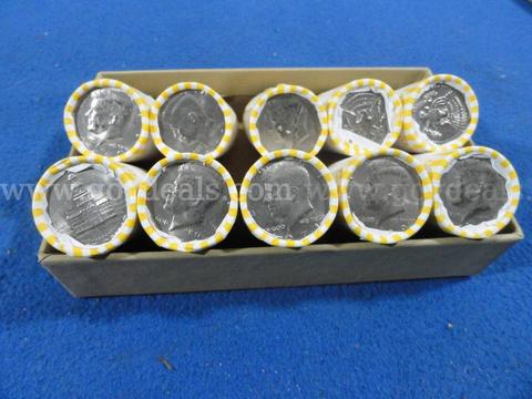Lot of 200 Kennedy Half Dollars - $100 Face Value Box