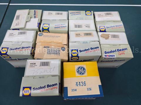 Lot of (10) Sealed Beam 75 Watt NAPA Lights