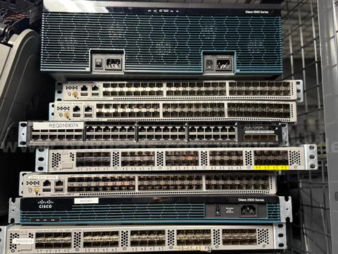 1 Lot of Cisco networking  13units (Model mix) and 5 servers