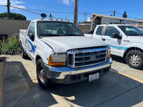 Title: 1999 Ford F-350 Super Duty Regular Cab – 6.8L V10 (Runs/Drivable onto Trailer) + Pullout Bed Drawer