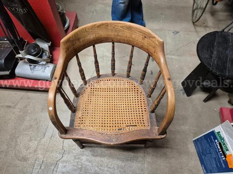 Antique wood chairs
