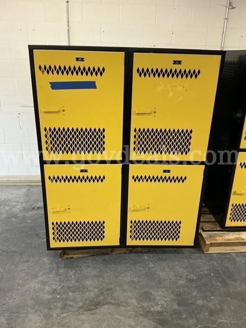 Athletic Locker Set – 2 High x 2 Wide (2 sets) - Lot 004