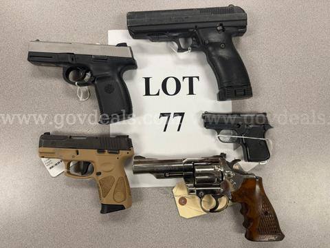 5 Handguns - Lot 77