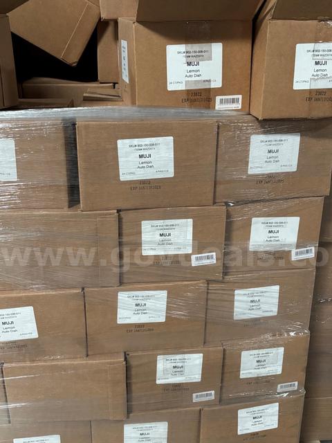 4 Pallets of MUJI Automatic Dishwasher Detergent Pods β Expired