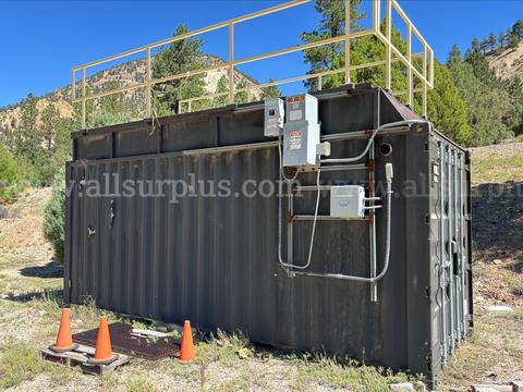 Ecologix Environmental Systems Zeo-Clear 20 containerized biological wastewater treatment system. Qty 1