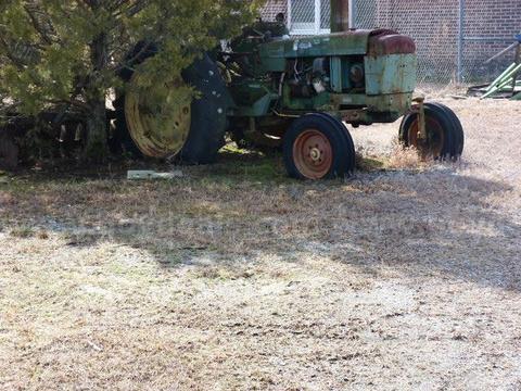 Older John Deer tractor