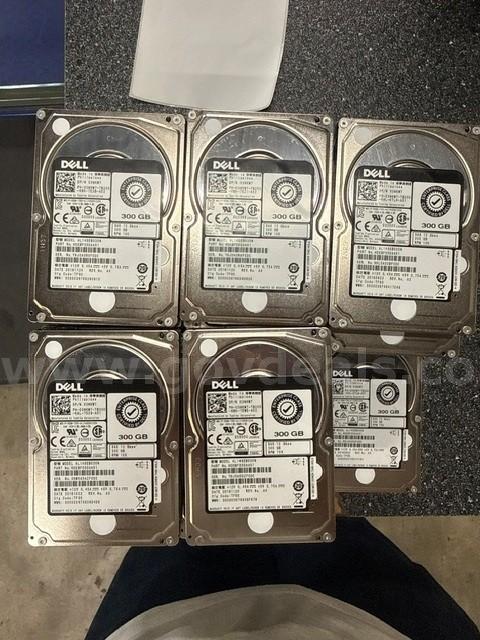43x 300GB SAS Hard Drives β Enterprise Storage Drives