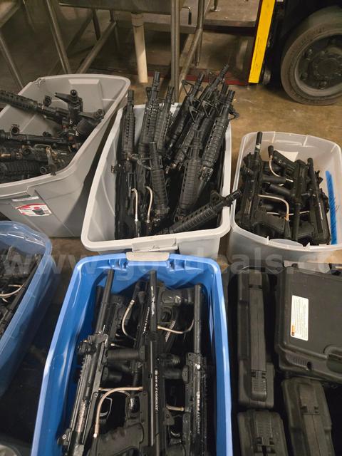 M16 And Pistol Paintball Markers.