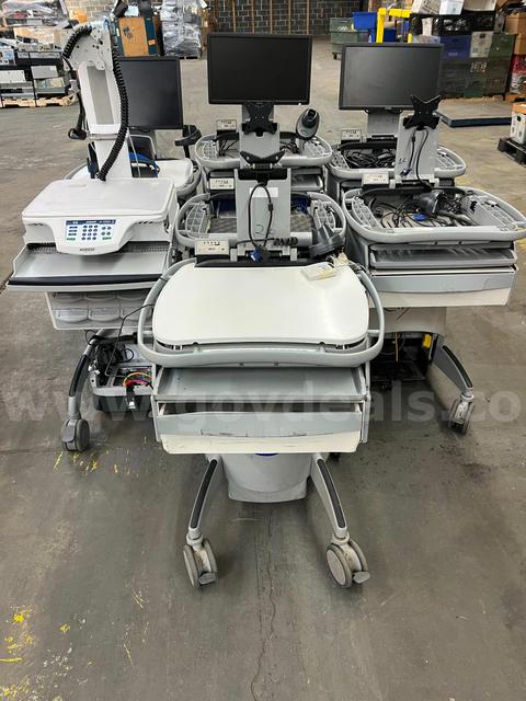 7x Howard Medical Hi-Care E Monitor and Stand