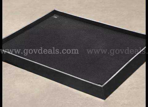 Sanitizing Footbath Mat - 32 x 39", Black NEW IN BOX "WILL SHIP"