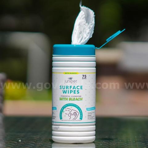 1 Lot Of 14 Pallets Total of - 8748 units (75 Wipes 1 Pack)  Juniper Clean™ Surface Cleaning Wipes with Bleach