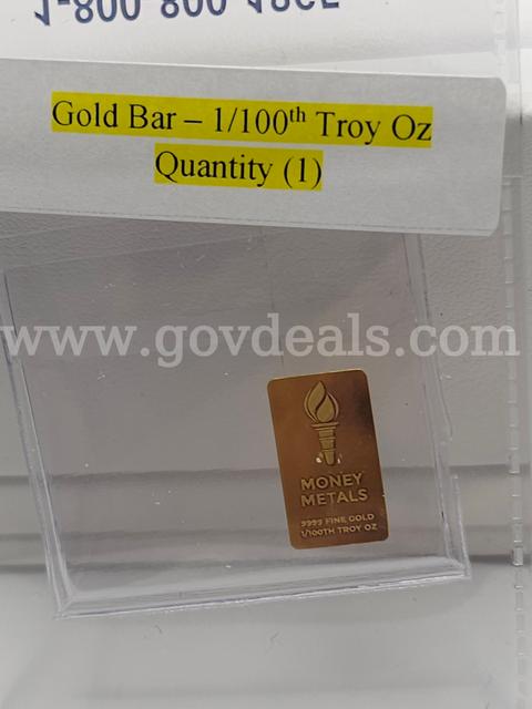 1/100th Troy Oz .999 Gold Bar, Great Investment