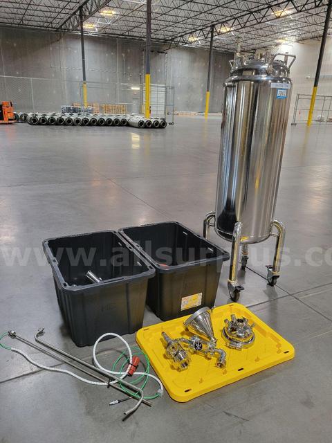 Mobile Jacketed Stainless Steel Vessel