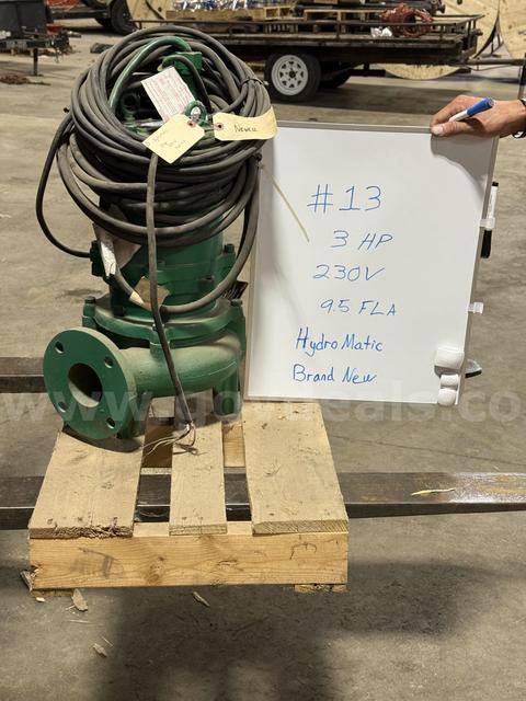 3HP 230V 9.5FLA HydroMatic - Brand New