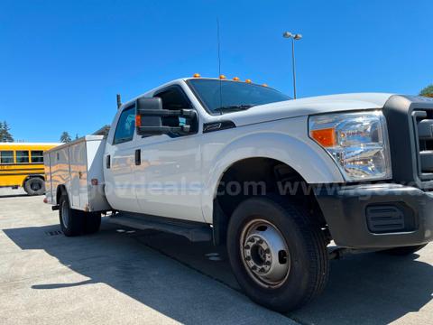 2013 Ford F-350 crew cab 4x4 work body truck