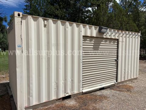 20x8 conex box with side roll up door. Qty1