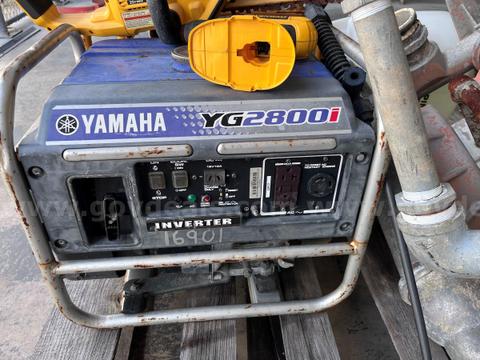 Yamaha YG2800i Generator, Gas Powered Pump and Valve, Dewalt Saw, Drill, Hedge Trimmer, Backpack Sprayer
