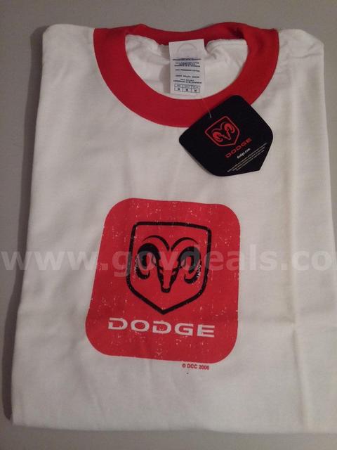 DODGE Muscle Car T-shirt 100% Cotton White NEW WITH TAG SIZE TWO EXTRA LARGE/2XL/XXL *WILL SHIP*