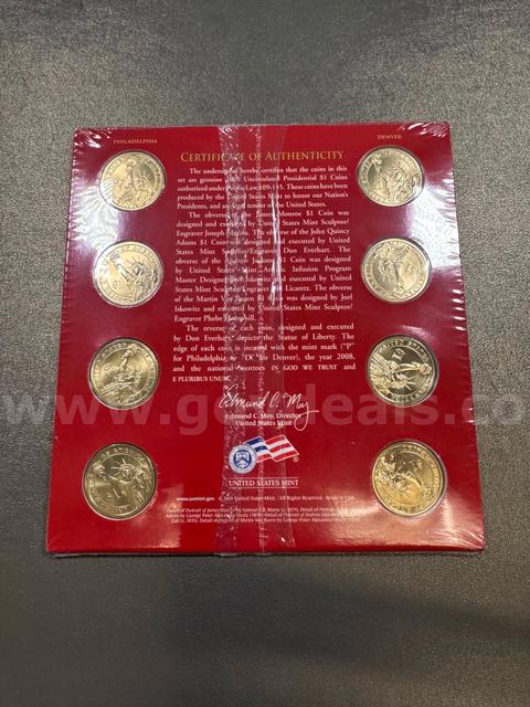 8 Piece 2008 Presidential Uncirculated Coin