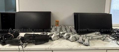 (7) Dell Computer Monitors - 24"