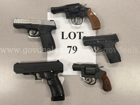 5 Handguns - Lot 79