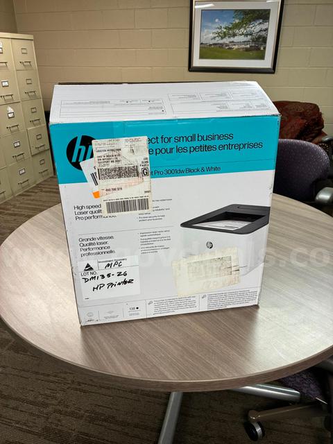 HP LaserJet Pro 3001dw Wireless Monochrome Laser Printer w/ Original Box HP LaserJet Pro 3001dw Black & White Wireless