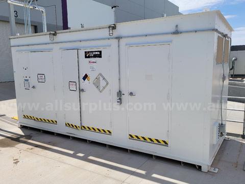 Justrite FL 1907 FireLoc Hazardous Materials Storage Shed