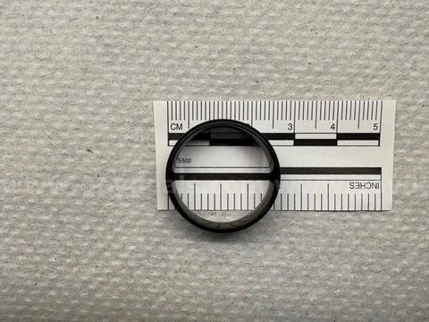 Black colored alternative metal men's wedding band