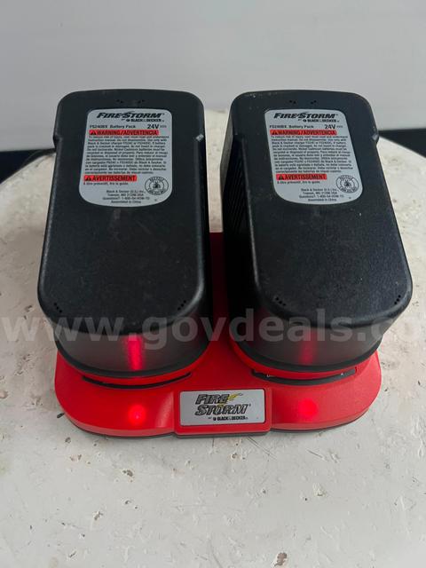 Black & Decker Firestorm Dual Battery Pack + Charger