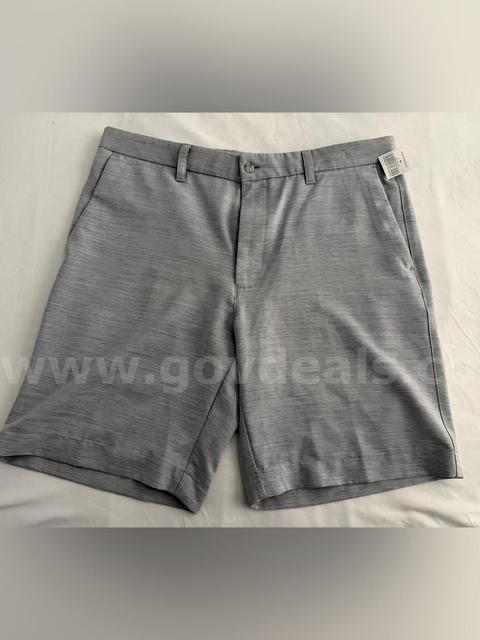 CALLAWAY Golf Short Flat Front Short Men's Size 36 Color Solid Grey *WILL SHIP*