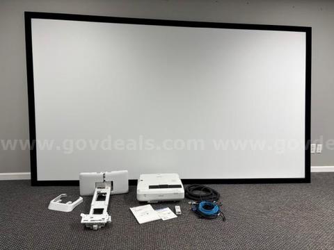 Epson Projector with Extra Large Screen