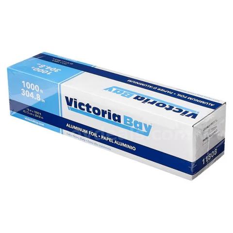 160 Roll (1 Pallett) Of Victoria Bay Food Foil Roll 18IN X1000FT Aluminum STANDARD DUTY PLUS
